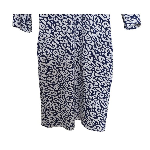 Women's - J. McLaughlin Catalina Cloth Navy Cheetah Print Dress, Size Small - Picture 3 of 7